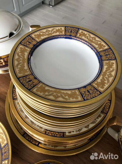 Столовый и чайный сервиз(6персон) Falkenporzellan