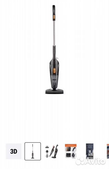 Вертикальный пылесос deerma dx115c