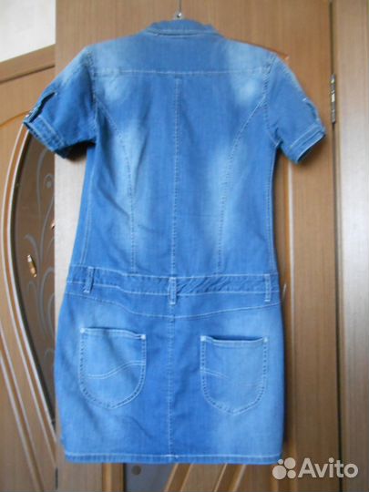 Стильное джинсовое платье