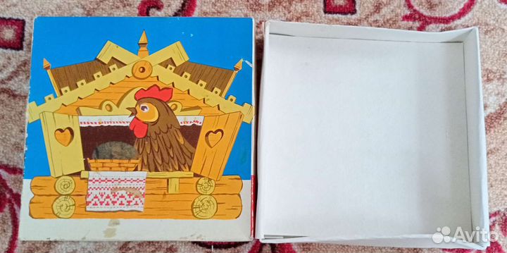 Коробка от конфет Курочка ряба 1977 г