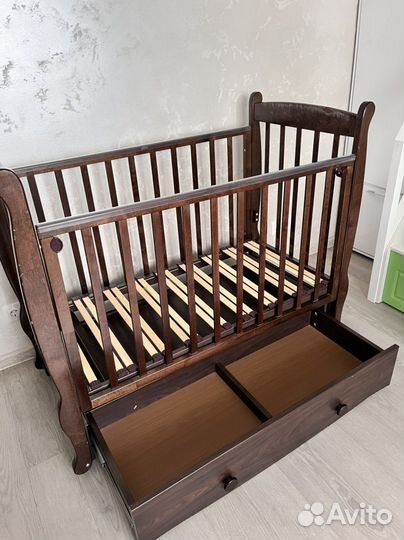 Детская кровать-качалка пр-во Красная звезда