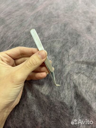 Пинцет для наращивания ресниц Алены Маслядской