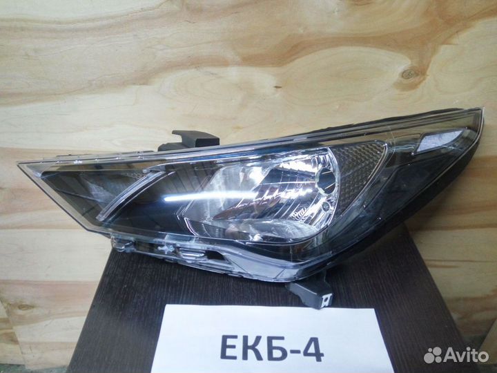 Левая фара Hyundai Solaris