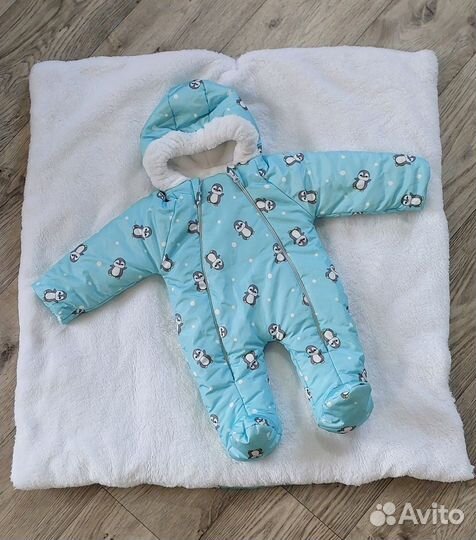 Зимний комбинезон, конверт - одеяло 3 в 1