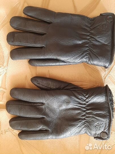 Пержатки мужские кожаные