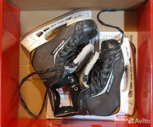 Коньки Хоккейные bauer Vapor x 500 полупро р38,5