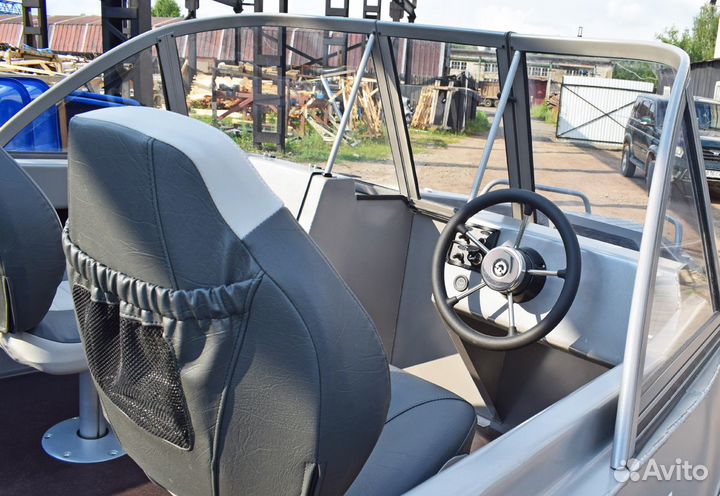 Новая моторная лодка (катер) Неман 450 DC