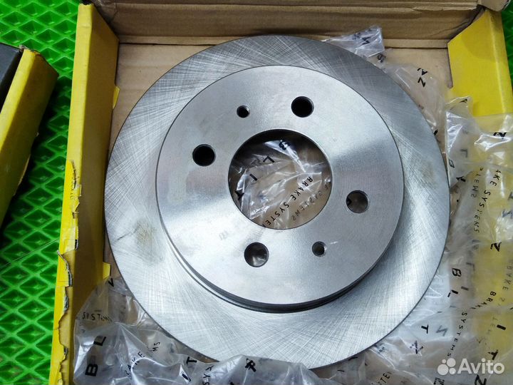 Диск тормозной задний Mitsubishi lancer