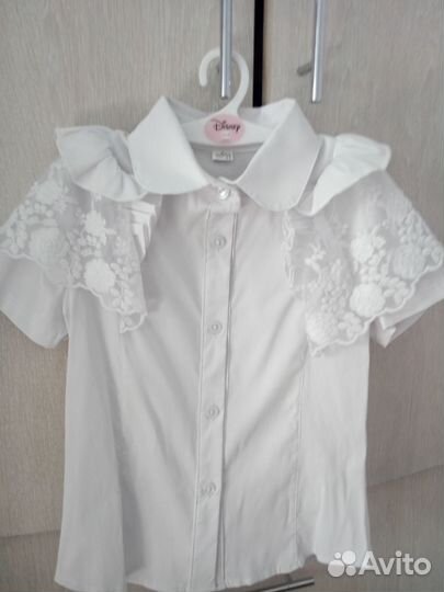 Блузка школьная 128