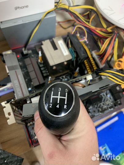 Ручка с кулисой кпп Subaru 5ст