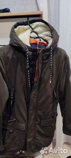 Куртка осенняя подростковая удлинённая