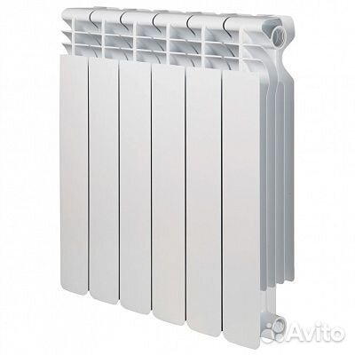 Радиатор алюминиевый radena 500/85 6 секций