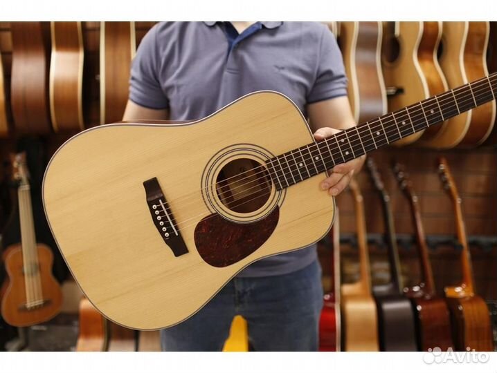 Cort earth70-OP массив акустическая гитара