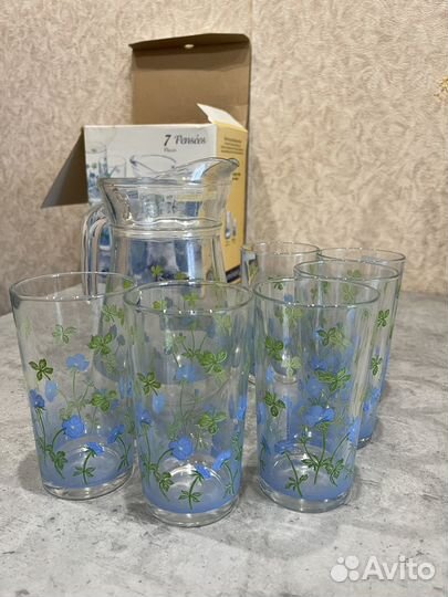 Стаканы и графин набор