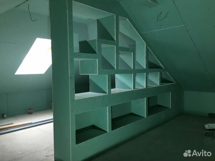 Монтаж гипсокартона