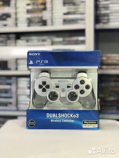 Геймпад DualShock 3 серебристый (новый, гарантия)