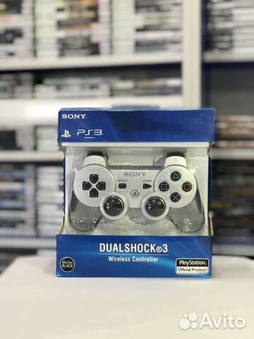 Геймпад DualShock 3 серебристый (новый, гарантия)