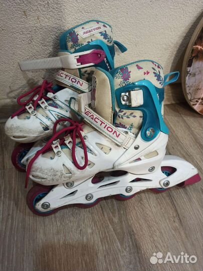 Роликовые коньки детские раздвижные