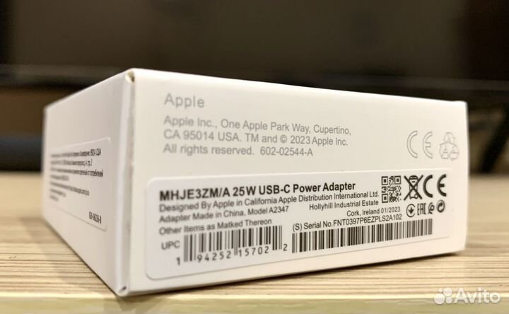 Зарядное устройство для iPhone Tyре-С, 25W