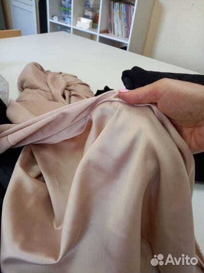 Тонкий атлас с эластаном 10м