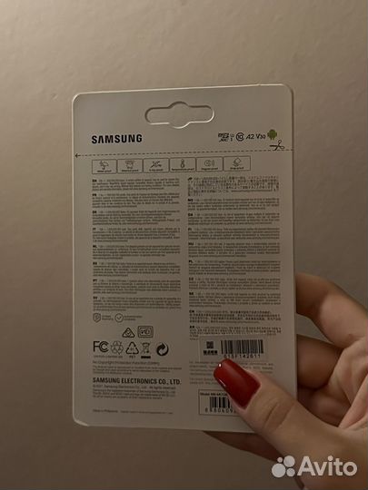 Карта памяти MicroSD samsung pro plus 128 gb