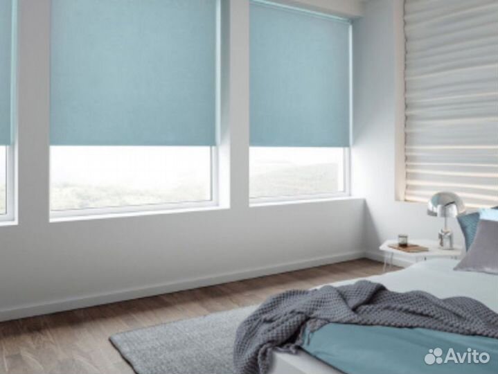 Рулонные шторы день ночь