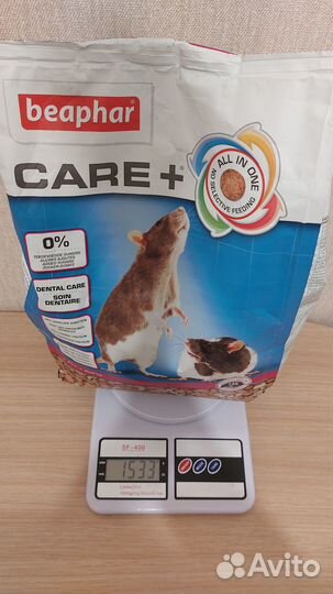 Beaphar Care+ Корм для крыс