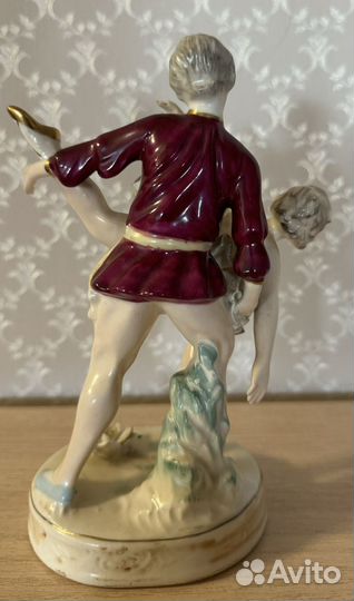 Статуэтка кружевной фарфор Германия