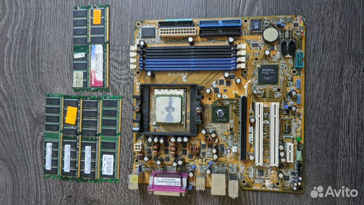 Материнская плата asus A8N-VM 4DDR sdram microatx