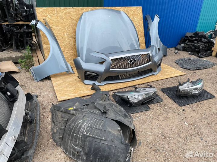 Ноускат Инфинити Q50 Морда в сборе