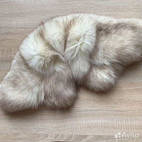 Воротник/горжетка из песца. Ручная работа