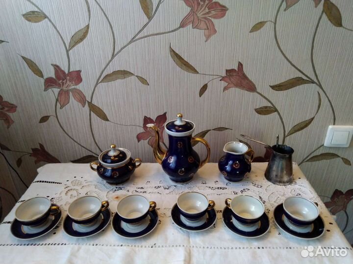 Сервиз чайный СССР лфз Вербилки
