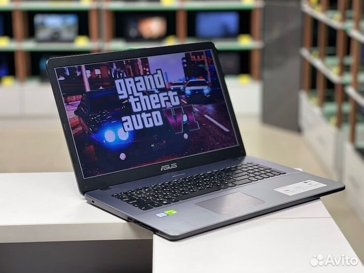 Ноутбук Asus c большим экраном 17.3/мх130