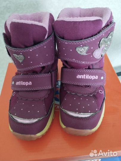 Ботинки зимние для девочки