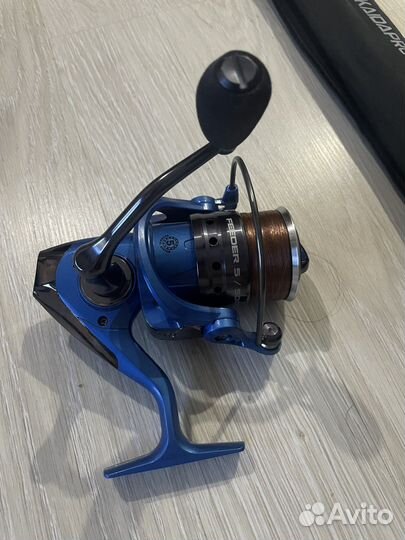 Фидерное удилище и катушка