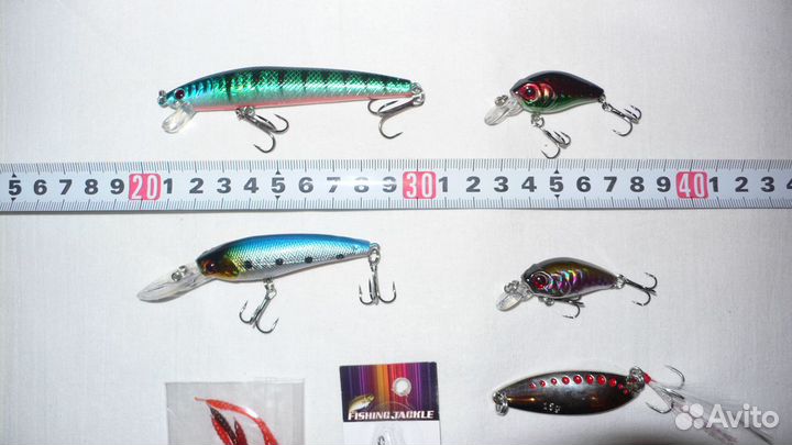 Воблер, блесна, силикон