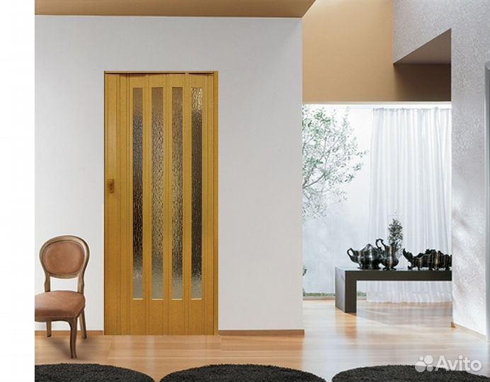 Перегородка дверь гармошка в студию, в Нальчике