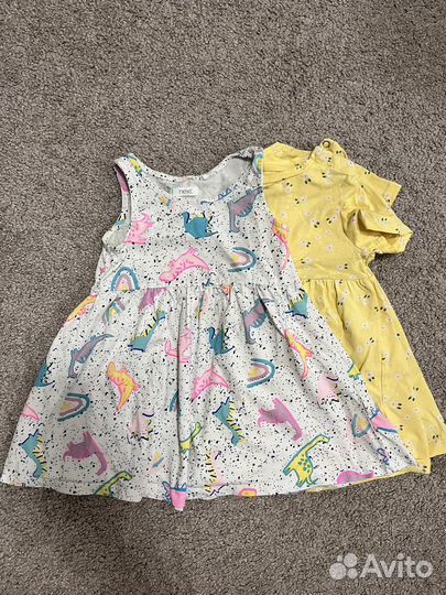 Вещи детские на девочку пакетом 86 размер
