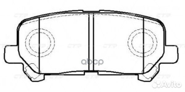 GK0401 колодки дисковые задние Honda Pilot USA