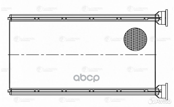 Радиатор отопителя LRH1152 luzar