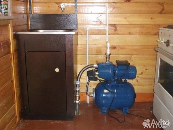 Пробьём скважину в помещении, установим станцию