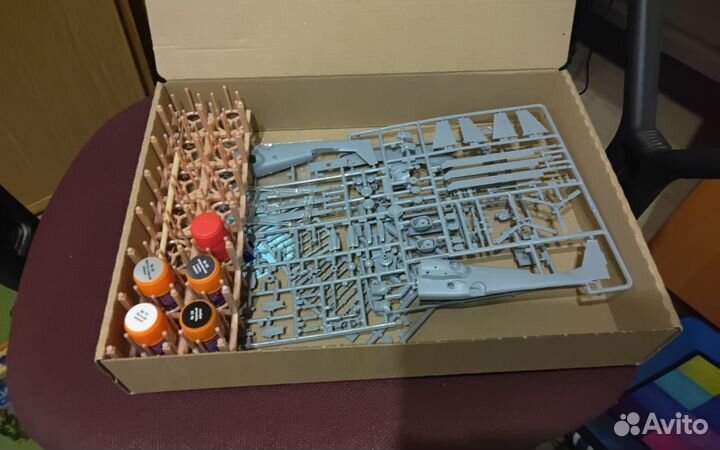 Сборная модель вертолета аллигатор 1:72