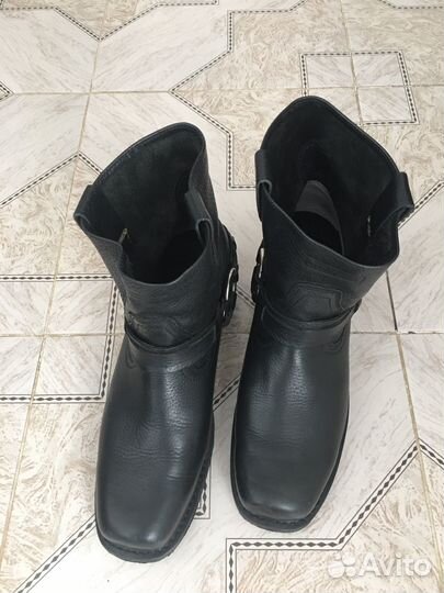 Сапоги,ботинки кожаные 44-45р мужские