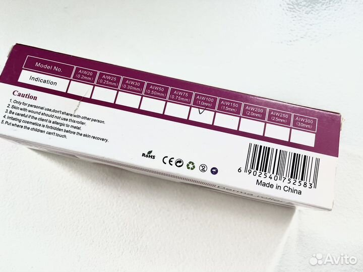 Дермороллер новый 540 игл