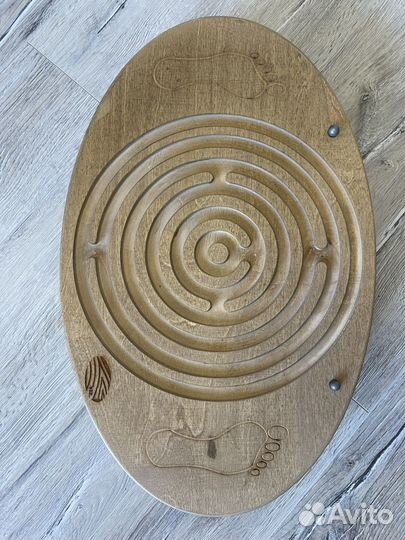 Балансборд, балансир овальный лабиринт