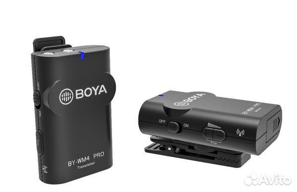 Микрофон boya BY-WM4 Pro петличная, двухканальная