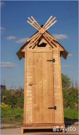 Дачный туалет деревянный CEW