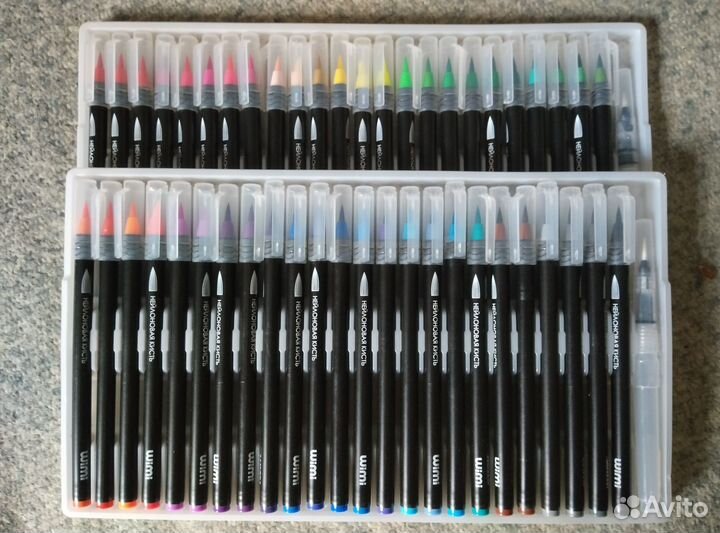 Акварельные маркеры для скетчинга WiMi (48 кистей)