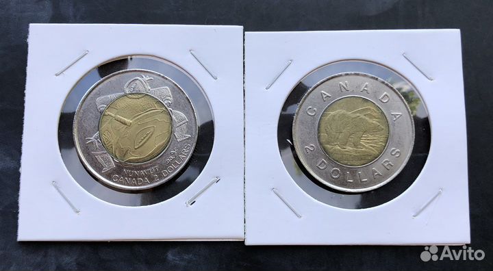 Подборка Канада 2 доллара