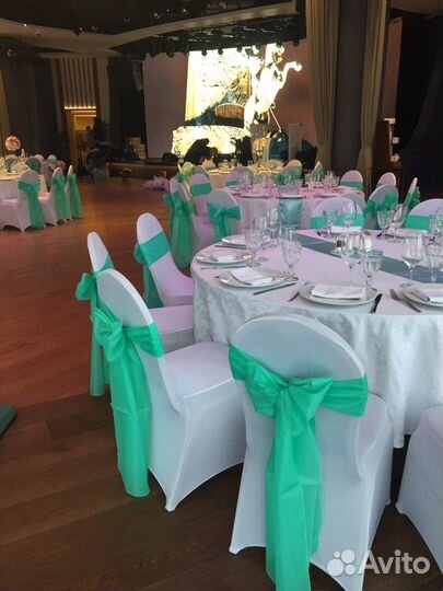 Аренда универсальных чехлов на стулья, Аренда бант